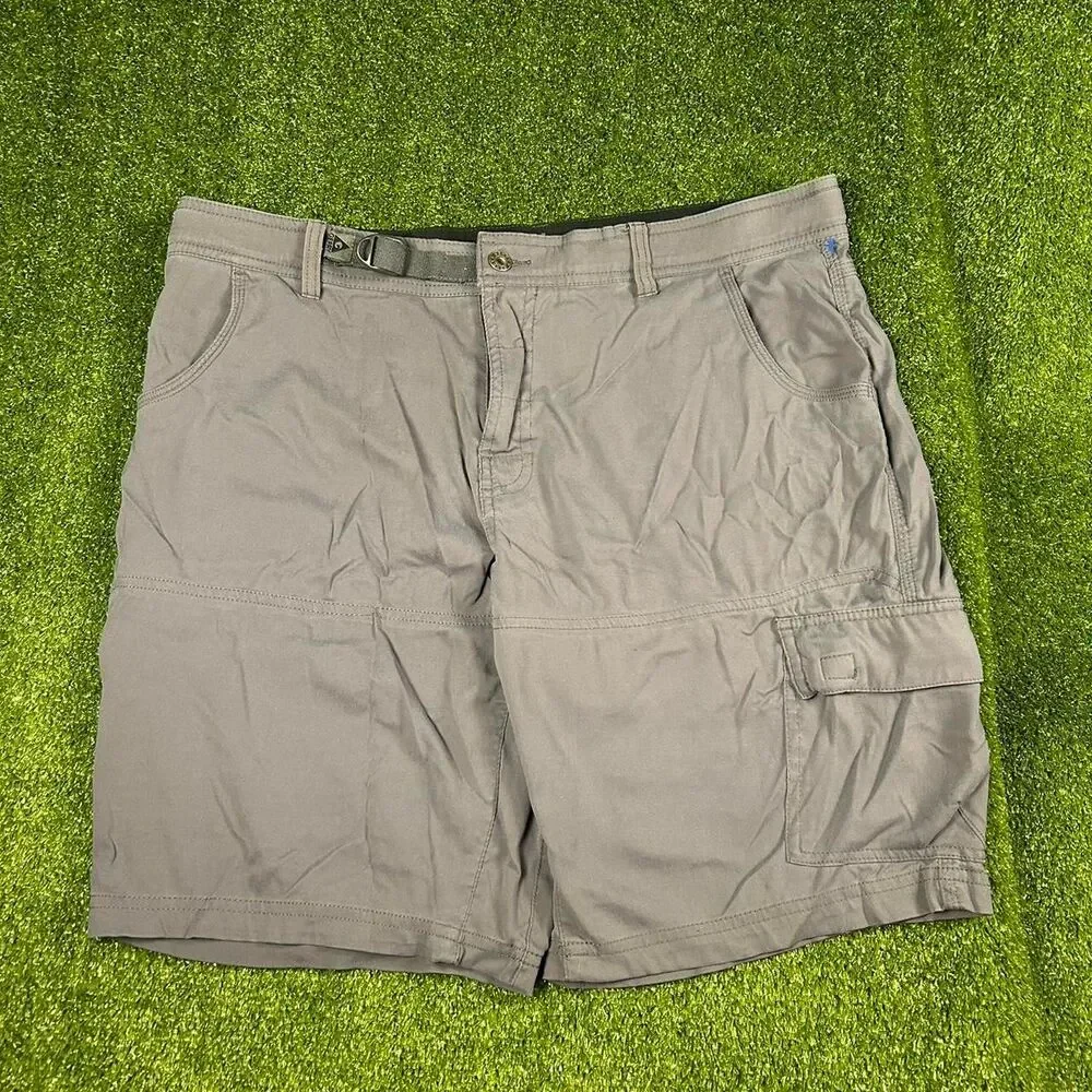 Gerry-weber Men's Grey and Khaki Shorts